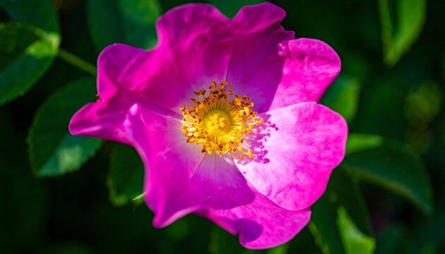 Vibrant pink rose close-up - Powered by Adobe