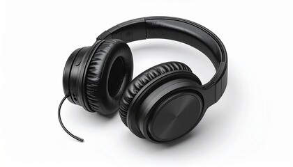 Sleek Black Over-Ear Headphones for Immersive Audio Experience