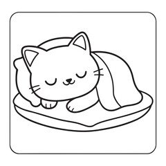 Cute Comfy Kawaii Pattern Coloring Pages,	
comfy pattern coloring pages, bold and easy coloring pages, coloring book, line art, illustration, victor, black and white coloring pages, Hand-drawn art