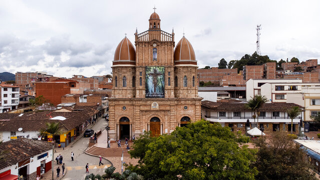 San Pedro de los Milagros, Antioquia, Colombia. June 16, 2025. The parish was canonically established on January 16, 1758.