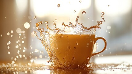 Beverage splash cup