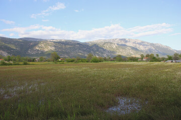 Majestic Mountain Landscape on a Cloudy Day
