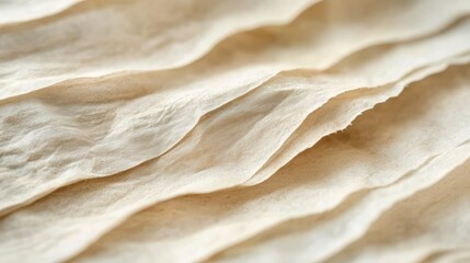 Creamy Layers of  Soft Fabric Texture