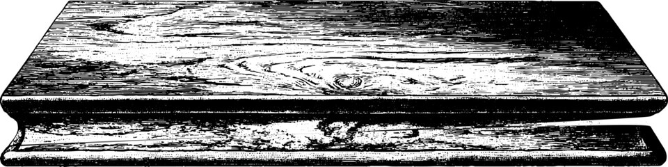 Obraz premium Vintage engraving style cutting board with butcher block design for kitchen decor