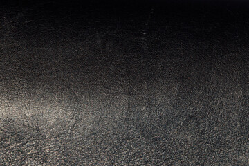 black natural leather material