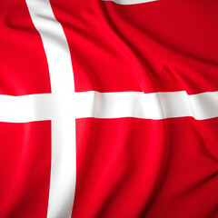 high quality vector image of the flag of Denmark

