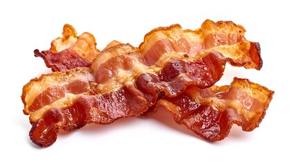 Crispy bacon slices