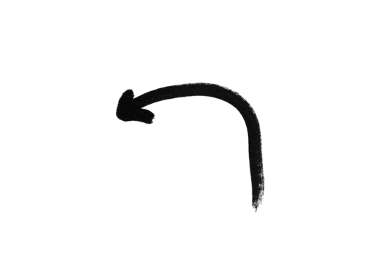 Curved Upward Left Arrow