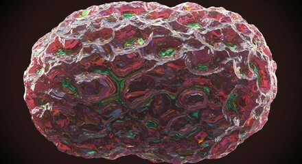 an image of a ball of colored liquid