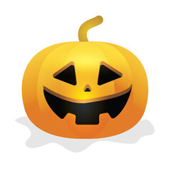Halloween Pumpkin,  Orange pumpkin with spooky scary