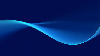 Abstract Blue Wave: The image is a gradient of blue that captures the essence of motion and fluidity, resembling a gentle wave.