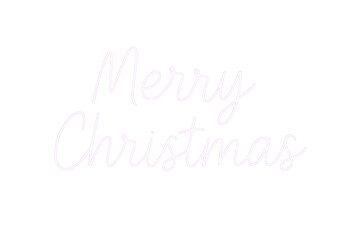 Naklejka premium Merry christmas white cursive text with transparent background