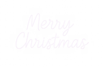 Merry christmas white cursive text with transparent background
