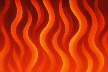 Abstract vertical wavy lines of vibrant orange and yellow fire flames creating a dynamic and energetic background texture