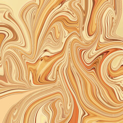 Abstract marble swirl art in warm golden tones with fluid lines and organic textures. Great for modern art, backgrounds, and decorative design.