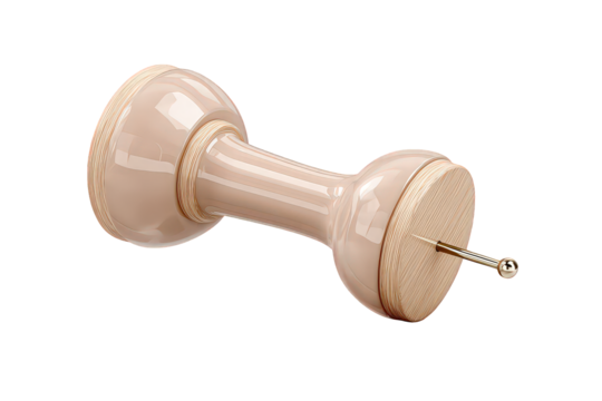 Pink Ceramic Dumbbell Shaped Wall Decor