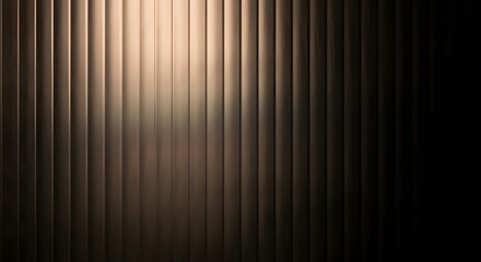 Abstract brown background with vertical lines and light gradient effect