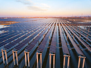 Solar panels green energy light energy