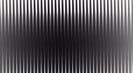 Fototapeta premium Abstract background with vertical lines and gradient effect in black and white