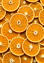 Dried Orange Slice Background