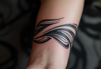 Minimalist Abstract Tattoo on Arm