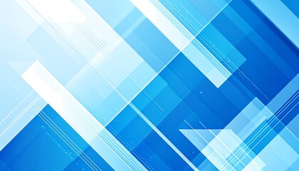Abstract light blue background with layered, diagonal geometric white accents