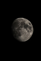 moon, full moon, space, dark, stars, Nikon, photography, 