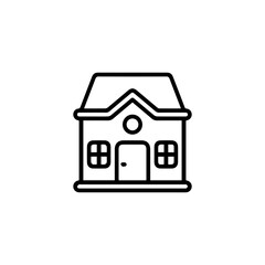 Simple home line icon