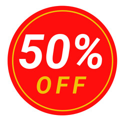 50 percent off discount