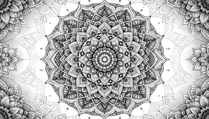 Intricate symmetrical mandala design (1)