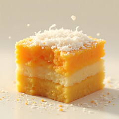 Getuk Singkong Indonesian Cassava Cake with Coconut