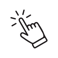 Obraz premium hand cursor icon