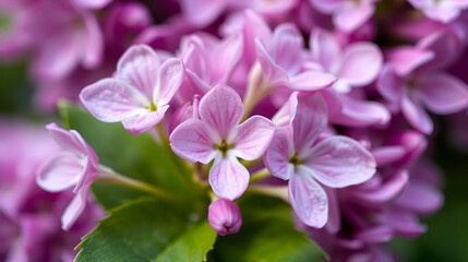 pink lilac flower closeup. dolly shot