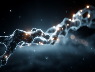 geometric coding bootcamp glowing nodes.