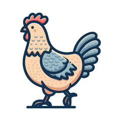 chicken illustration design