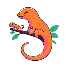 
lizard illustration design