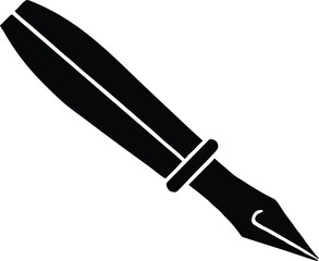 Ink pen vector icon