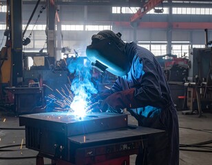 Metalworking artistry in a modern fabrication facility