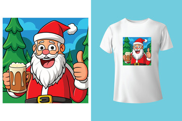 Merry Christmas new typography t shirt, Christmas t shirt design, tee print, t-shirt design, Christmas Joy. Poster and Mug Design.