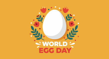 Vector illustration world egg day
