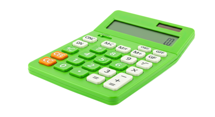 Green Calculator A Vibrant Tool for Calculations and Financial Tasks.