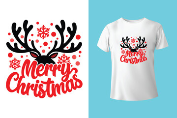 Merry Christmas new typography t shirt, Christmas t shirt design, tee print, t-shirt design, Christmas Joy. Poster and Mug Design.