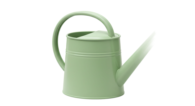 Mint Green Watering Can for Garden Use.