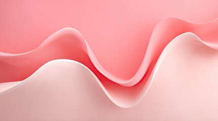 Soft Pastel Pink Gradient Texture Abstract Background with Wavy Lines Minimal Design for Modern Presentation and Creative Projects Smooth Delicate Surface