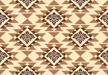 seamless geometric pattern with triangles