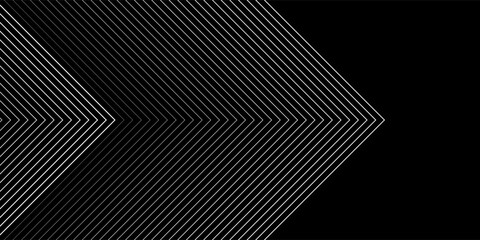 Naklejka premium Blue and black vector 3D technology futuristic glow with line shapes banner modern abstract blue line modern