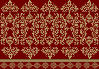 seamless damask pattern
