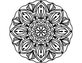 mandala floral background