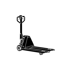 Manual Pallet Jack Warehouse Icon