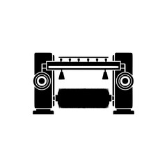 Industrial Printing Machine Icon